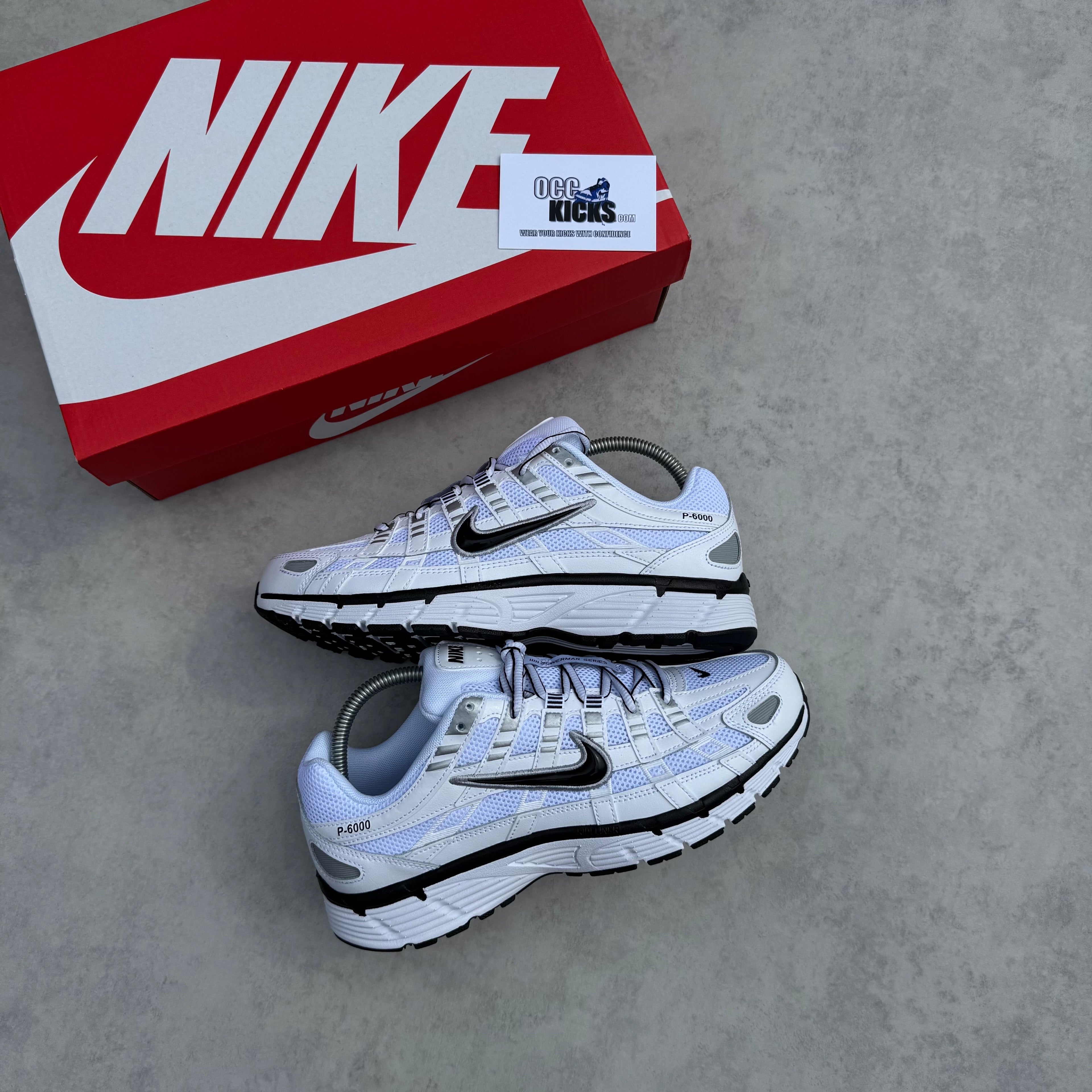 NIKE P-6000 ‘WHITE METALLIC SILVER BLACK’